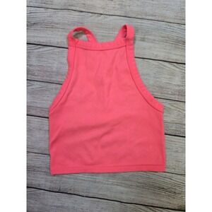 Wild Fable Women's Cropped Tank Top‎ Size Extra Small XS Bright Pink